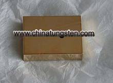 Gold-plated Tungsten Legierung block