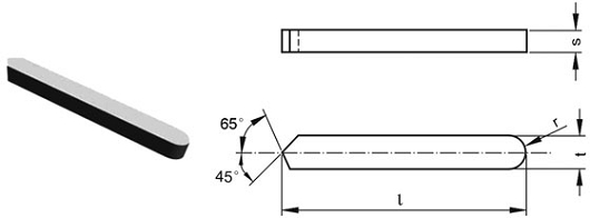 Gelötete Tipps-Type C5