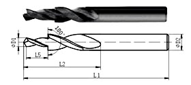 Tungsten Karbid Bohrer-Type A10