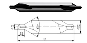 Tungsten Karbid Bohrer-Type A11