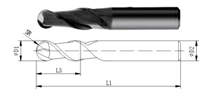 Tungsten Karbid Bohrer-Type A12