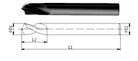 Tungsten Karbid Bohrer-Type A13