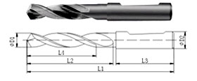 Tungsten Karbid Bohrer-Type A5