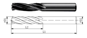 Tungsten Karbid Bohrer-Type A7