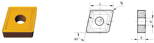 Indexable Inserta Tipo C CNMM-M