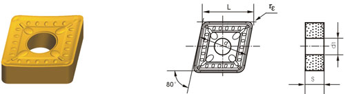 Indexable Inserta Tipo C CNMM-ZPQ