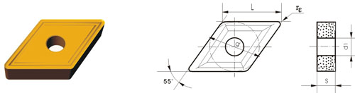 Indexable Inserta Tipo D DNMM-M