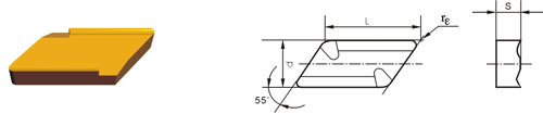 Indexable Inserta Tipo K KNUX-R11