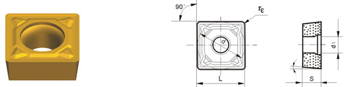 Indexable Inserta Tipo S SCMT-HKR