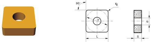 Indexable Inserta Tipo S SNMA