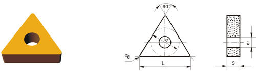 Indexable Inserta Tipo T TNMA