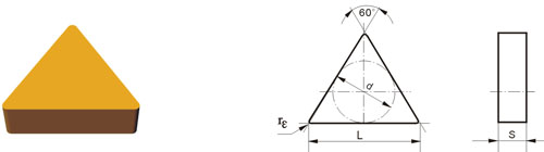 Indexable Inserta Tipo T TNUN