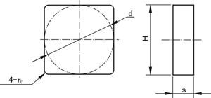 Mecánicamente Sujetos al Suelo Inserta Tipo 40