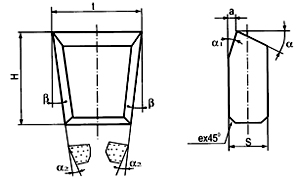 Tungsten Karbid Tipps Type M16