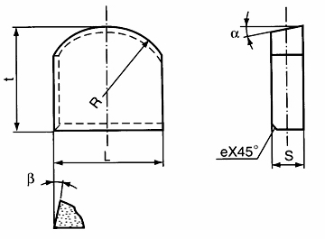 Tungsten Karbid Tipps Type M19