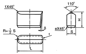 Taladro Bits Tipo K21