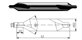 Сверла из карбида вольфрама - Тип A11
