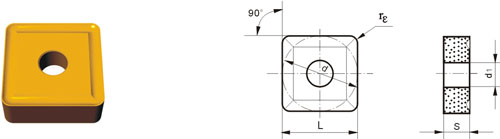 Indexable Inserta Type S SNMM-V