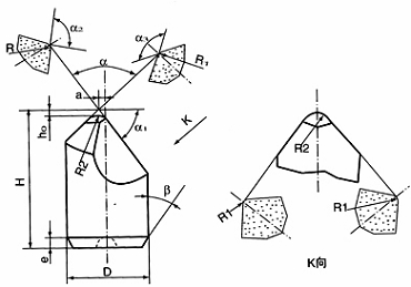 Tungsten Carbide Tips Type M25