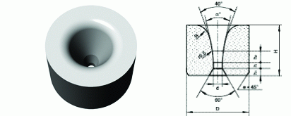 Carboneto de tungstênio Dies