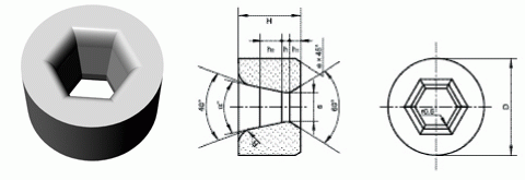 Carboneto de tungstênio Dies