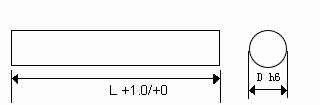 Отшлифованные карбидные стержни ISO h6- длина 100-150мм