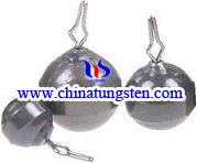 tungsten round drop shot weights