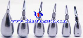 tungsten tear drop shot weights