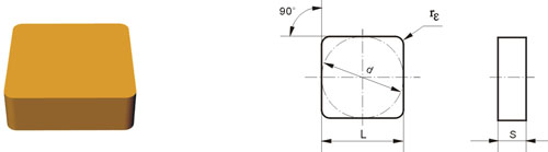 Inserts amovibles Type S SNUN