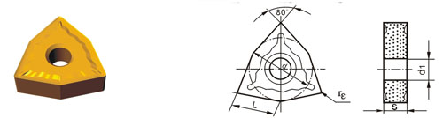 Inserts amovibles Type W WNMG-ZM