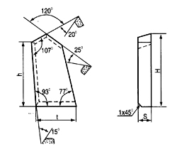 Conseils en carbure de tungstène Type M11