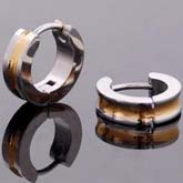 tungsten gold earring23