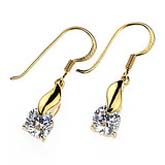 tungsten gold earring83