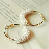 tungsten gold earring116