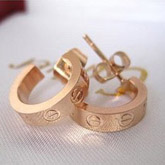 tungsten gold earring125