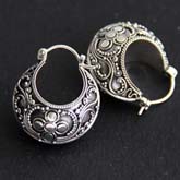 tungsten gold earring130