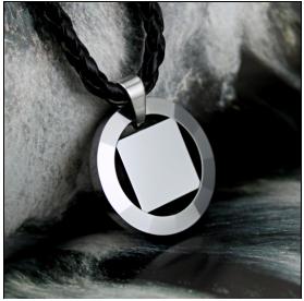 Tungsten Gold Necklace 003