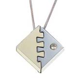 tungsten gold necklace18