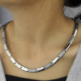 tungsten gold necklace57