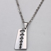 tungsten gold necklace125