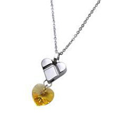 tungsten gold necklace137