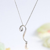 tungsten gold necklace163