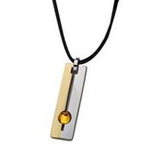 Tungsten gold pendant60