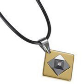 Tungsten gold pendant64