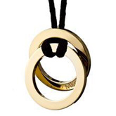 Tungsten gold pendant130