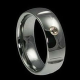 tungsten gold ring