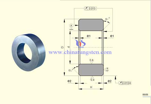 finished cemented carbide roll ring