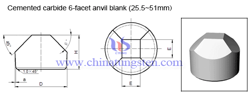 cemented-carbide-6-facet-anvil