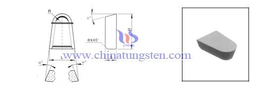 ซีเมนต์คาร์ไบด์ถ่านหินเหมืองเครื่องมือ-M12