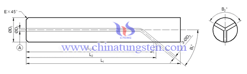 cemented-carbide-one-end-chamfered-rods